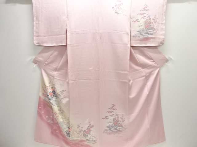 JAPANESE KIMONO / HOMONGI / CHAYATSUJI